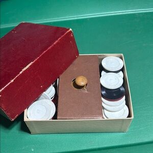 Classic Poker Chip Set with Red Box
